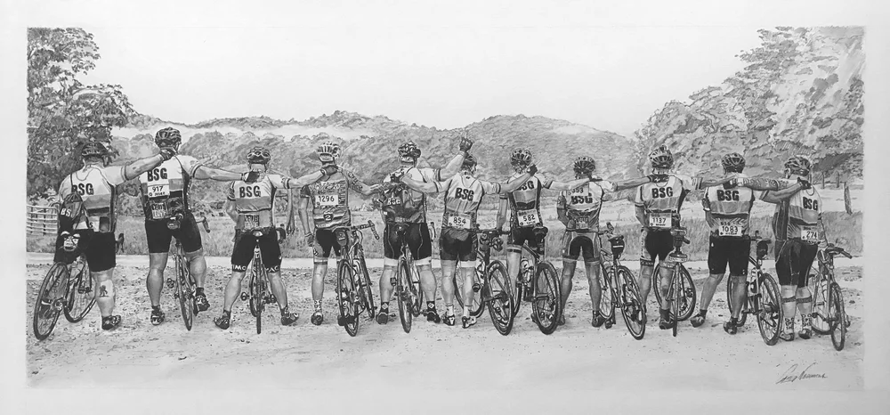 BSG commemorative drawing