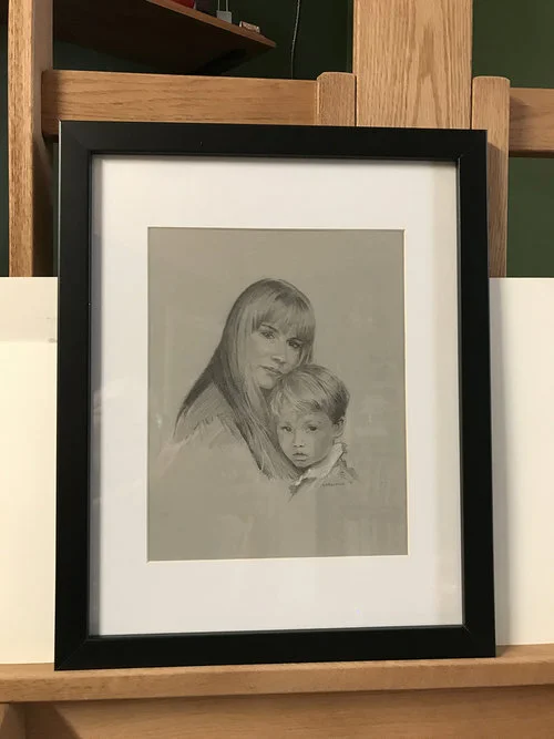 Mother and child portrait